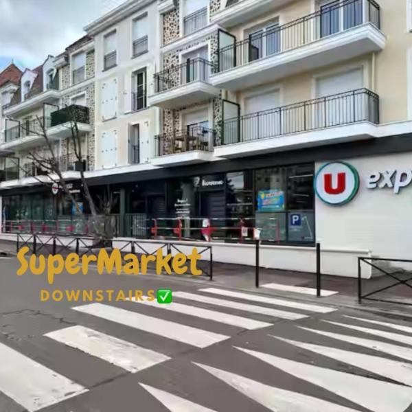Studio Spacieux 4 Personnes Avec Terrasse Privee & Bureau - Gare A 4Min, Paris En 30Min Villiers-sur-Marne Exterior photo